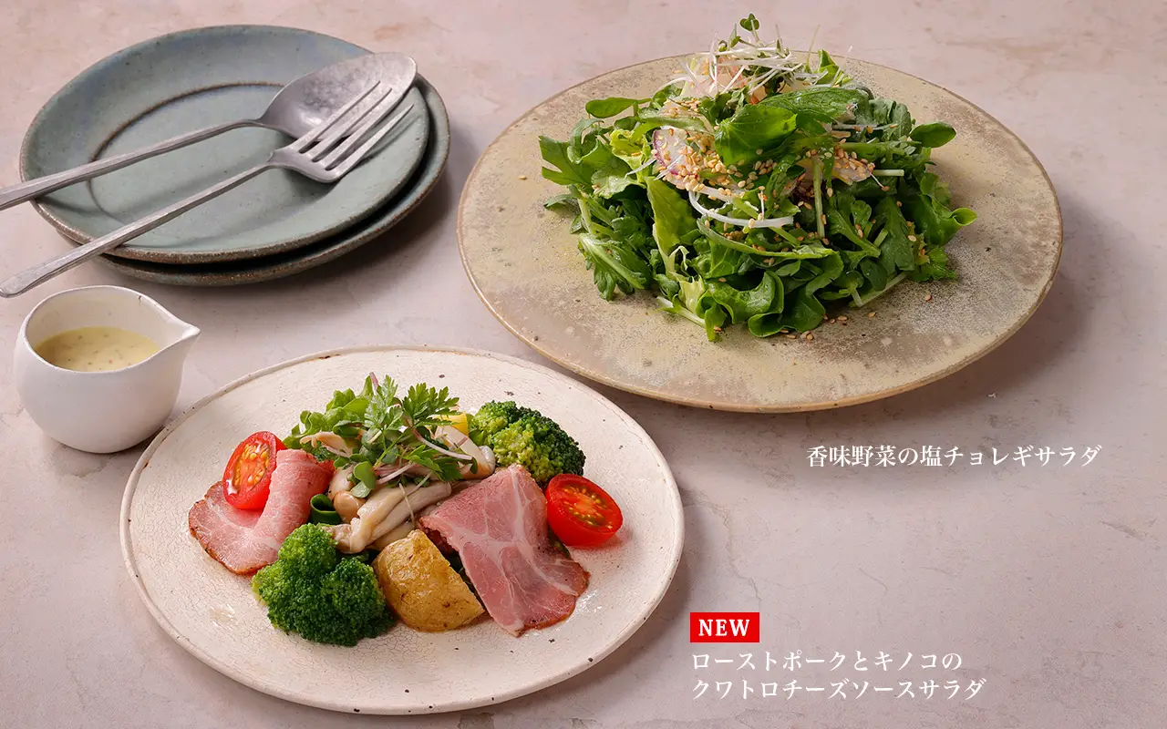 国産野菜のサラダ